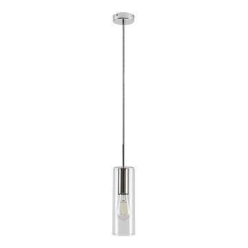 Rabalux - Lustr na lanku 1xE27/40W/230V čirá/lesklý chrom