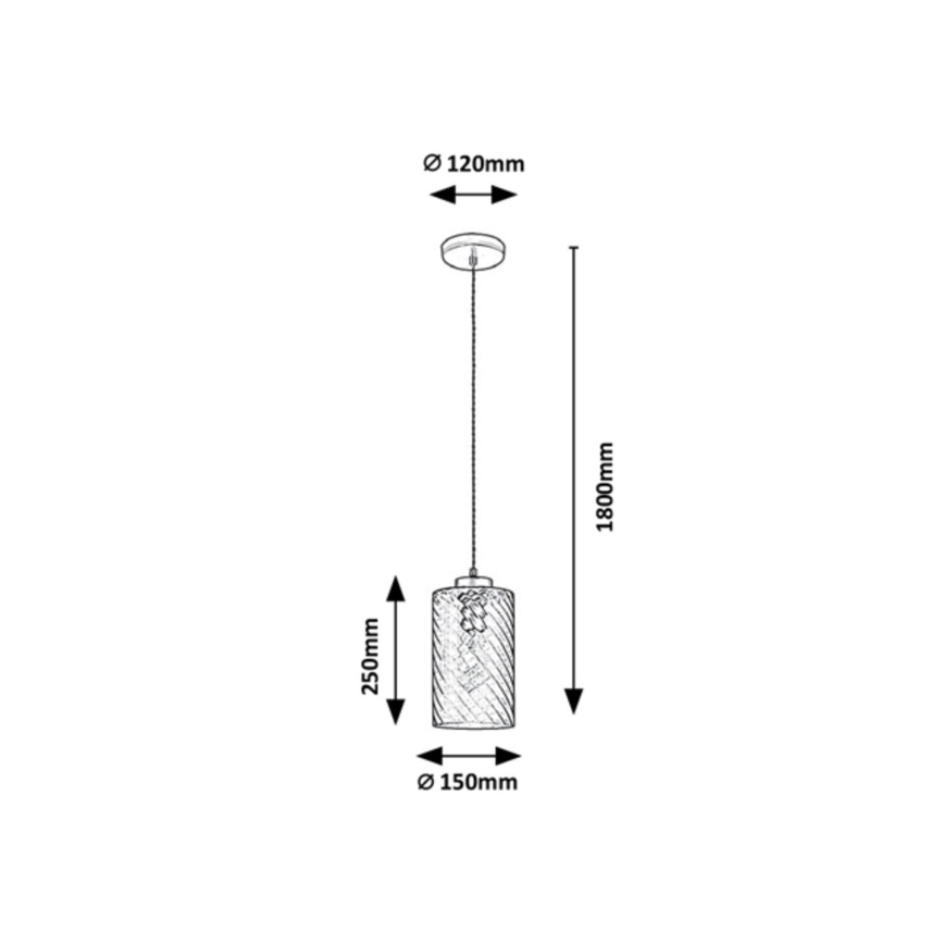 Rabalux - Lustr na lanku 1xE27/40W/230V