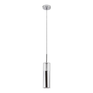 Rabalux - Lustr na lanku 1xGU10/50W/230V čirá/lesklý chrom