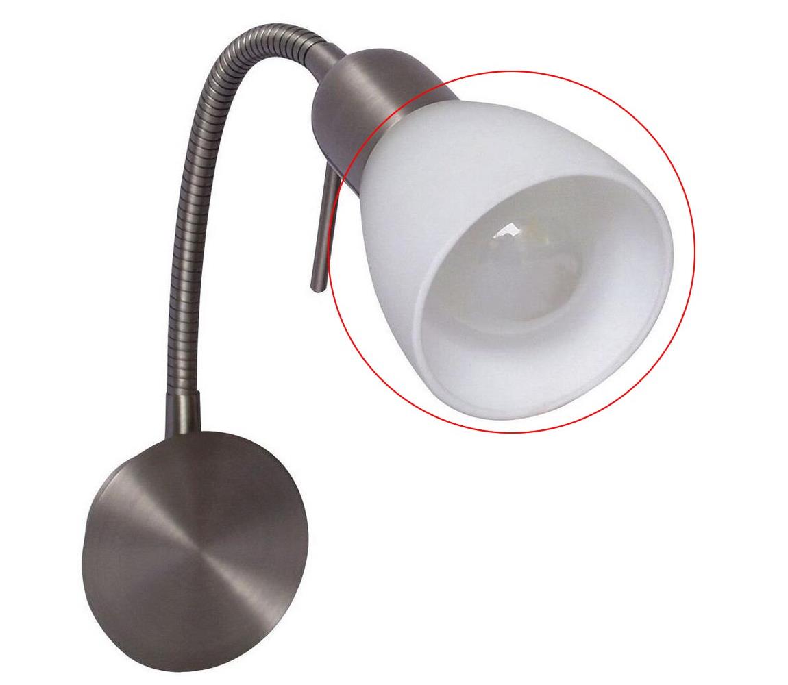 Rabalux - Náhradní sklo k nástěnné lampě SOMA E14 9878 Bílá