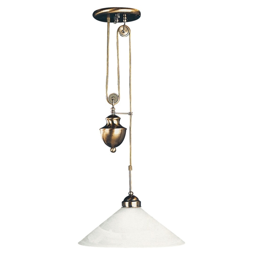 Rabalux - Náhradní sklo k lustru MARIAN E27 pr. 39 cm bílá