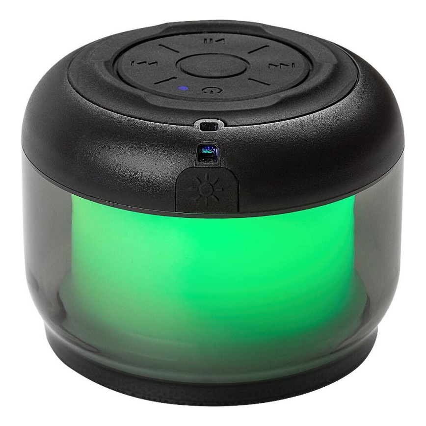 Rabalux - RGB Stolní lampa s reproduktorem RGB/3W/3,7V 500mAh
