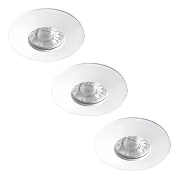 Rabalux - SADA 3xLED Koupelnové podhledové svítidlo LED/4W/230V IP44