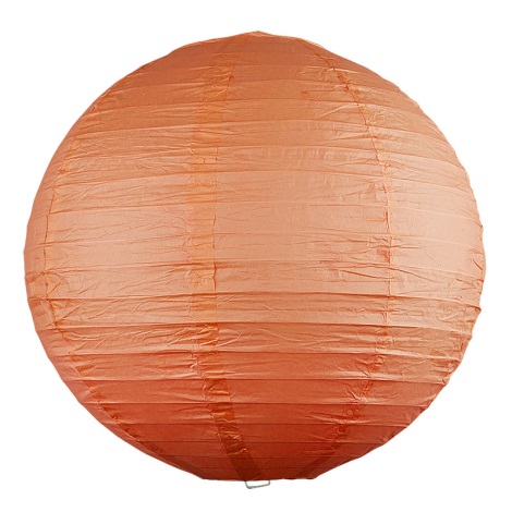 Rabalux - Stínidlo RICE oranžová E27 pr. 40 cm