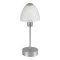 Rabalux - Stmívatelná stolní lampa 1xE14/40W/230V matný chrom