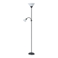 Rabalux - Stojací lampa 1xE27/100W+E14/25W černá/bílá