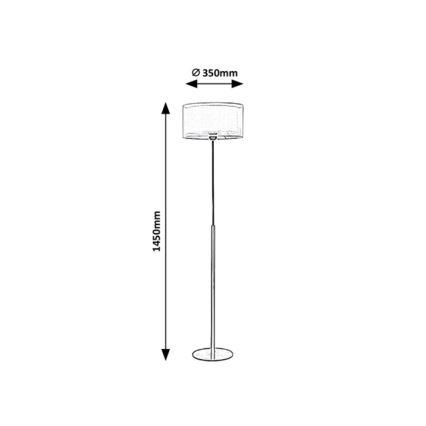 Rabalux - Stojací lampa 1xE27/40W/230V