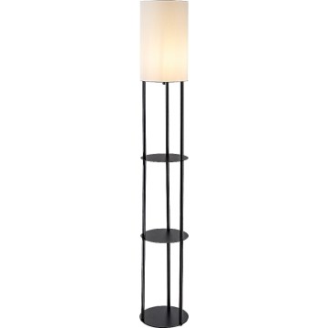 Rabalux - Stojací lampa s poličkami 1xE27/40W/230V černá