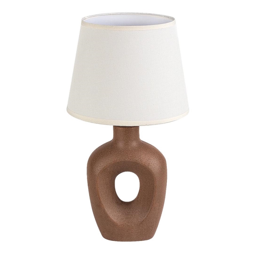 Rabalux - Stolní lampa 1xE14/25W/230V hnědá/krémová