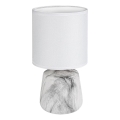 Rabalux - Stolní lampa 1xE14/40W/230V bílá/dekor mramoru