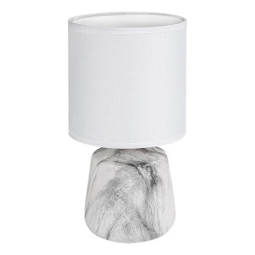 Rabalux - Stolní lampa 1xE14/40W/230V bílá/dekor mramoru