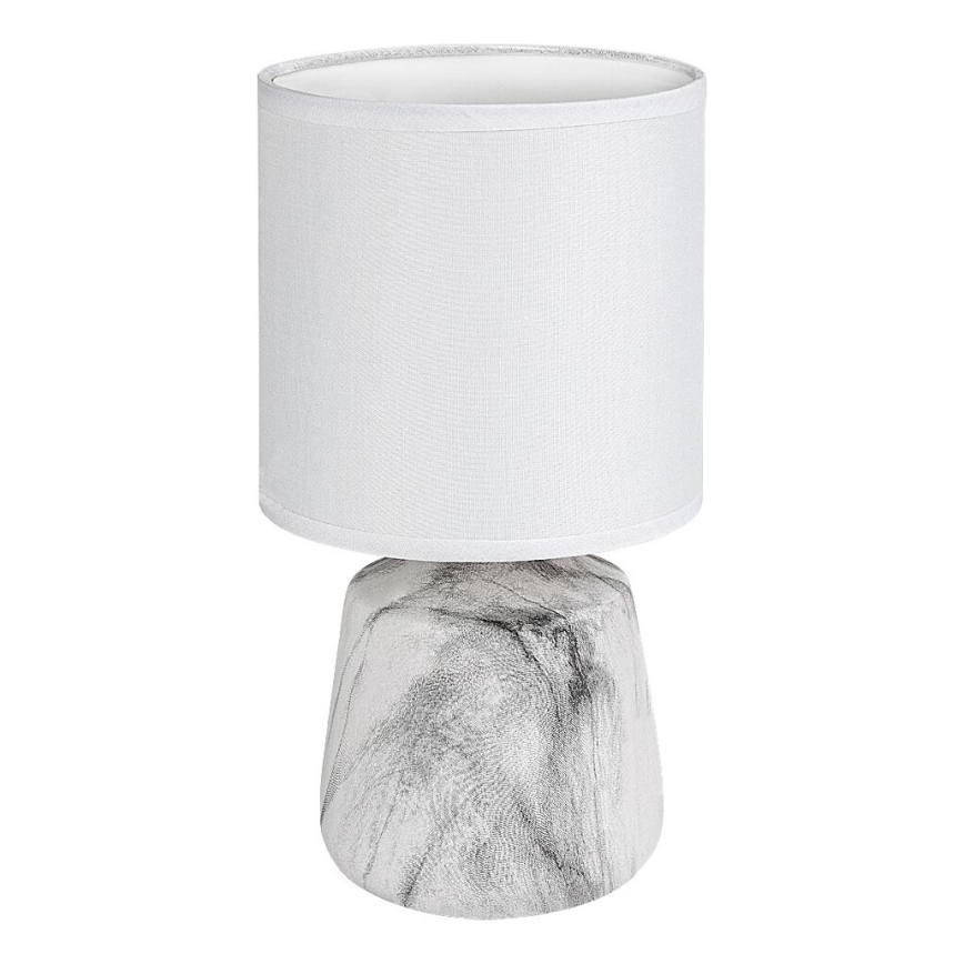 Rabalux - Stolní lampa 1xE14/40W/230V bílá/dekor mramoru