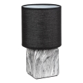 Rabalux - Stolní lampa 1xE14/40W/230V černá/dekor mramoru