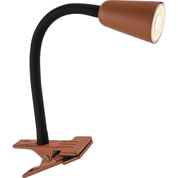 Rabalux - Stolní lampa s klipem 1xGU10/7W/230V oranžová