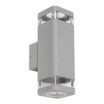 Rabalux - Venkovní nástěnné svítidlo 2xGU10/25W/230V IP44 šedá