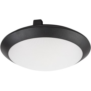 Rabalux - Venkovní stropní svítidlo 1xE27/9W/230V IP65 pr. 30 cm černá