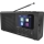 Rádio DAB DAB+ FM 3W/5V/4xAA černá
