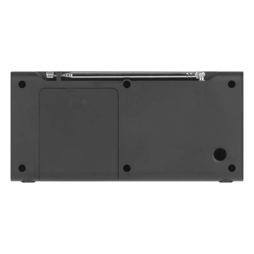 Rádio DAB DAB+ FM 3W/5V/4xAA černá
