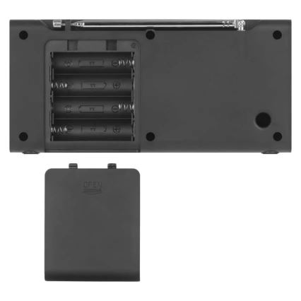 Rádio DAB DAB+ FM 3W/5V/4xAA černá