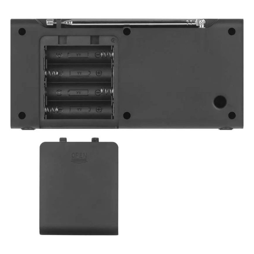 Rádio DAB DAB+ FM 3W/5V/4xAA černá