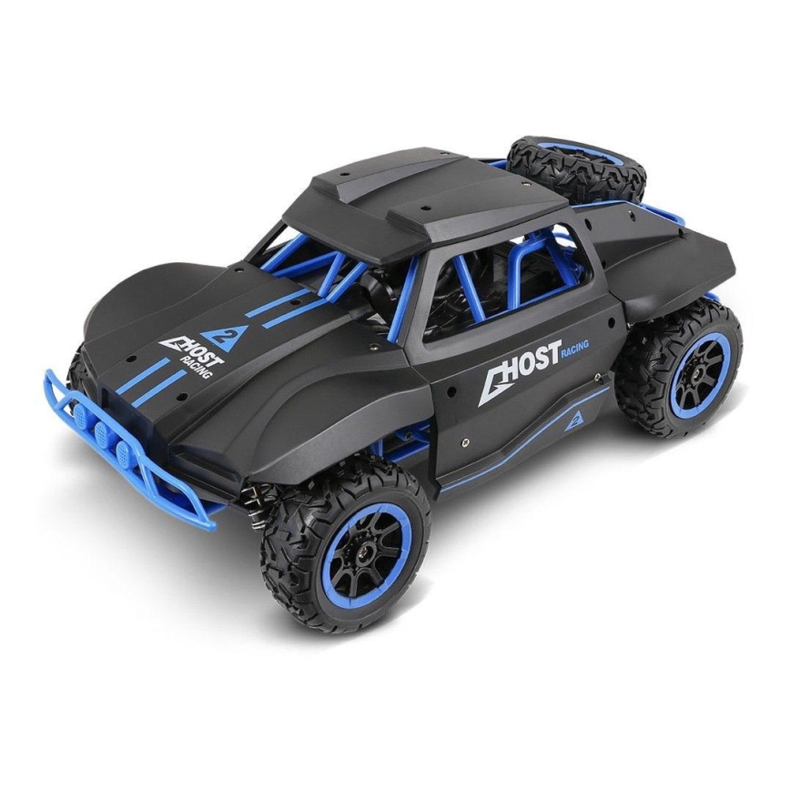 Rally auto na dálkové ovládání černá/modrá