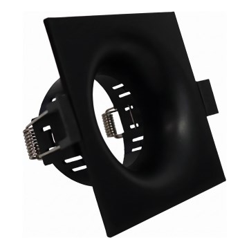 Rámeček pro podhledové svítidlo GU10 8,6x8,6 cm černá