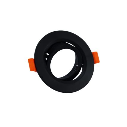 Rámeček pro podhledové svítidlo GU10 pr. 9 cm černá