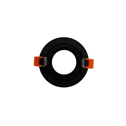 Rámeček pro podhledové svítidlo GU10 pr. 9 cm černá