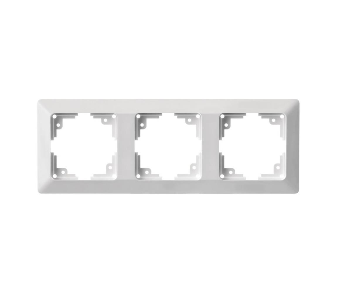 EMOS Rámeček pro spínače 3P bílá EMS315