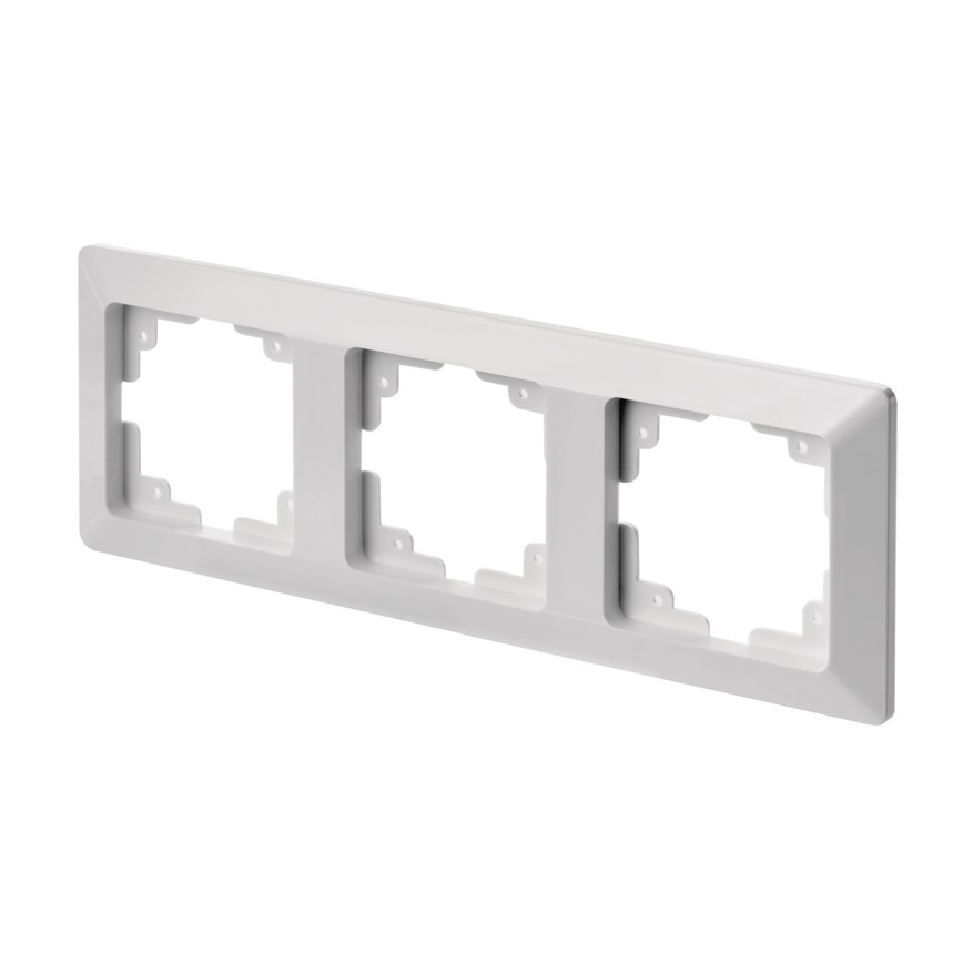 Rámeček pro spínače 3P bílá