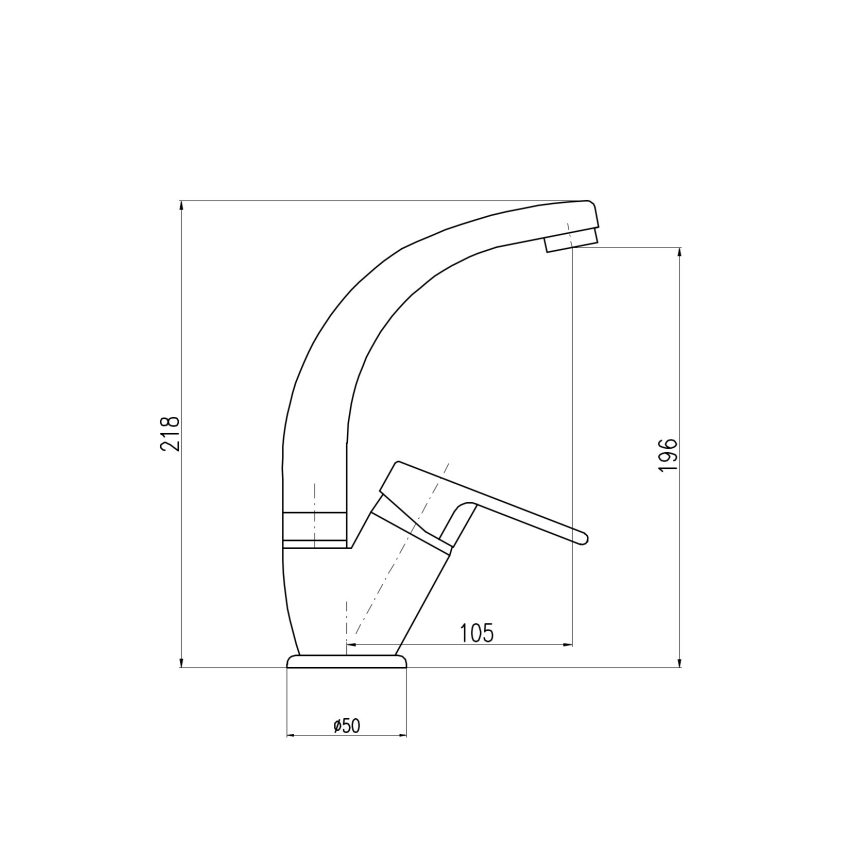 RAV Slezák CO106.0/2 - Dřezová baterie COLORADO 21,8 cm lesklý chrom