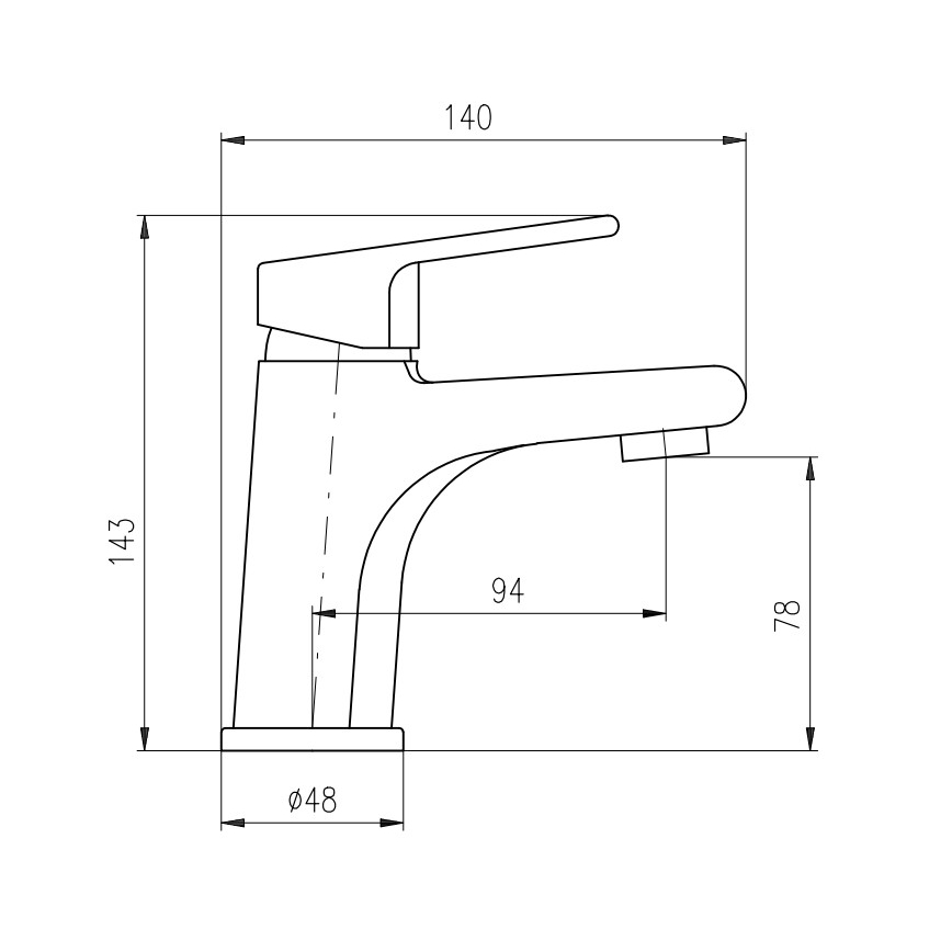 RAV Slezák CO126.0CMATZ - Umyvadlová baterie COLORADO 14,3 cm černá/zlatá