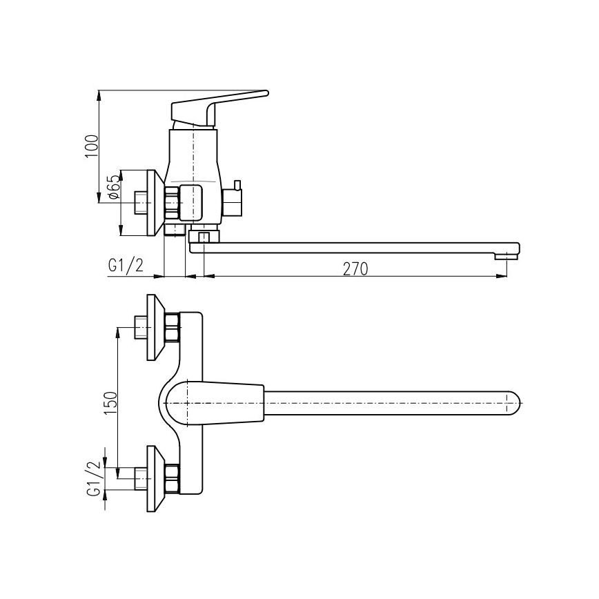 RAV Slezák CO153.5CMATZ - Vanová baterie COLORADO černá/zlatá