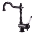 RAV Slezák L508.0/8CMAT - Dřezová/umyvadlová baterie LABE RETRO 25,6 cm matná černá
