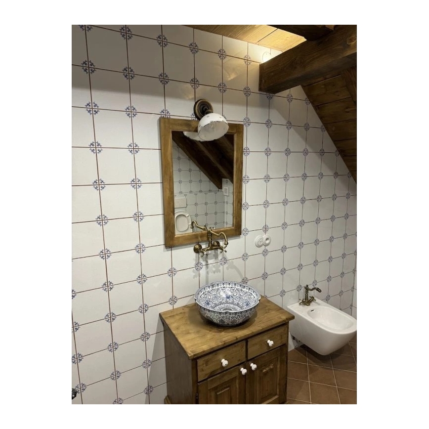 RAV Slezák MK102.5/28SM - Umyvadlová/dřezová baterie MORAVA RETRO 16,8 cm stará mosaz