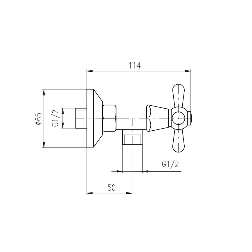 RAV Slezák MK180.5/2SM - Sprchová sada s baterií MORAVA RETRO stará mosaz