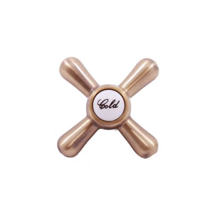 RAV Slezák MK181.5/3SM - Sprchová sada s baterií MORAVA RETRO stará mosaz