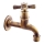RAV Slezák MK193SM - Umyvadlová baterie MORAVA RETRO 11,8 cm stará mosaz