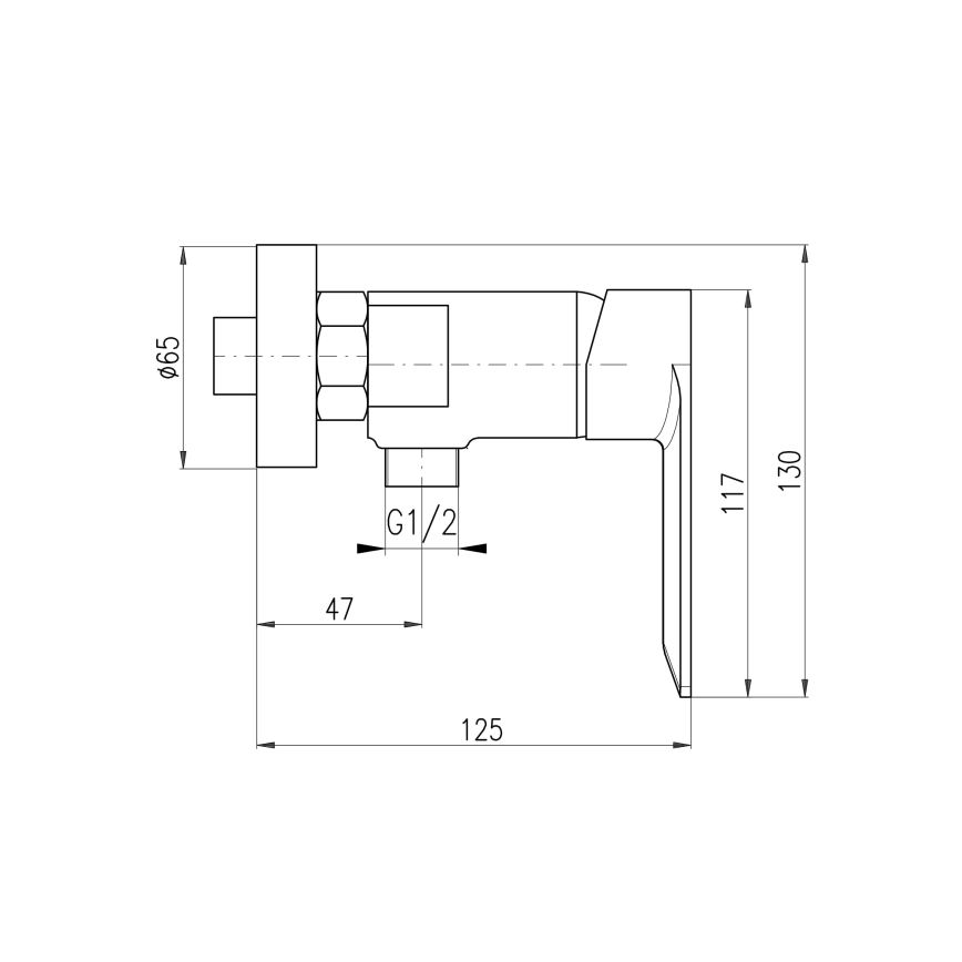 RAV Slezák NL181.5ZK - Sprchová baterie NIL kartáčovaná zlatá