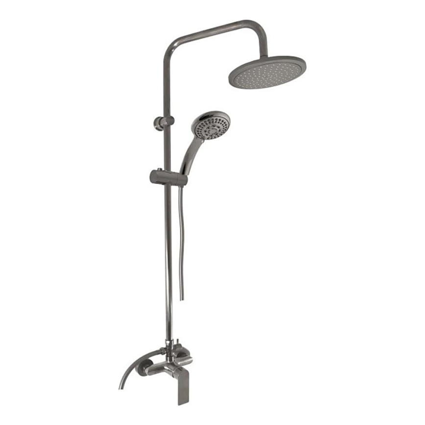 RAV Slezák NL182.5/7-1MGK - Sprchová sada s baterií NIL kartáčovaná šedá