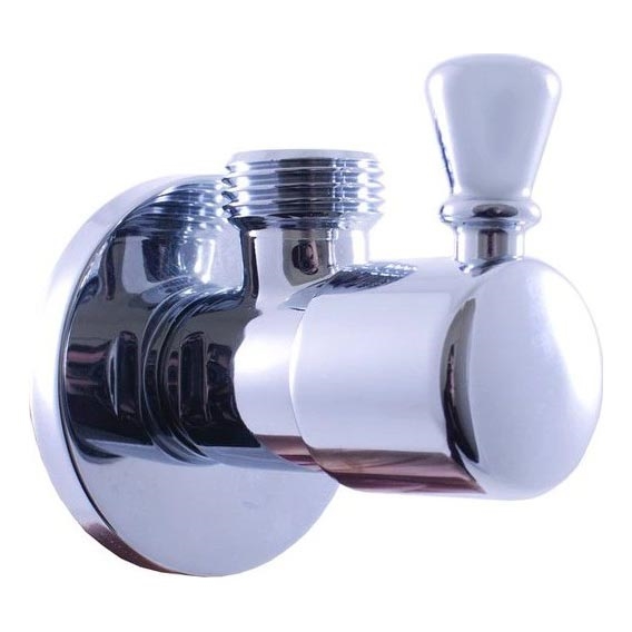 RAV Slezák RV0112 - Rohový ventil RETRO lesklý chrom