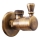 RAV Slezák RV0112SM - Rohový ventil RETRO stará mosaz