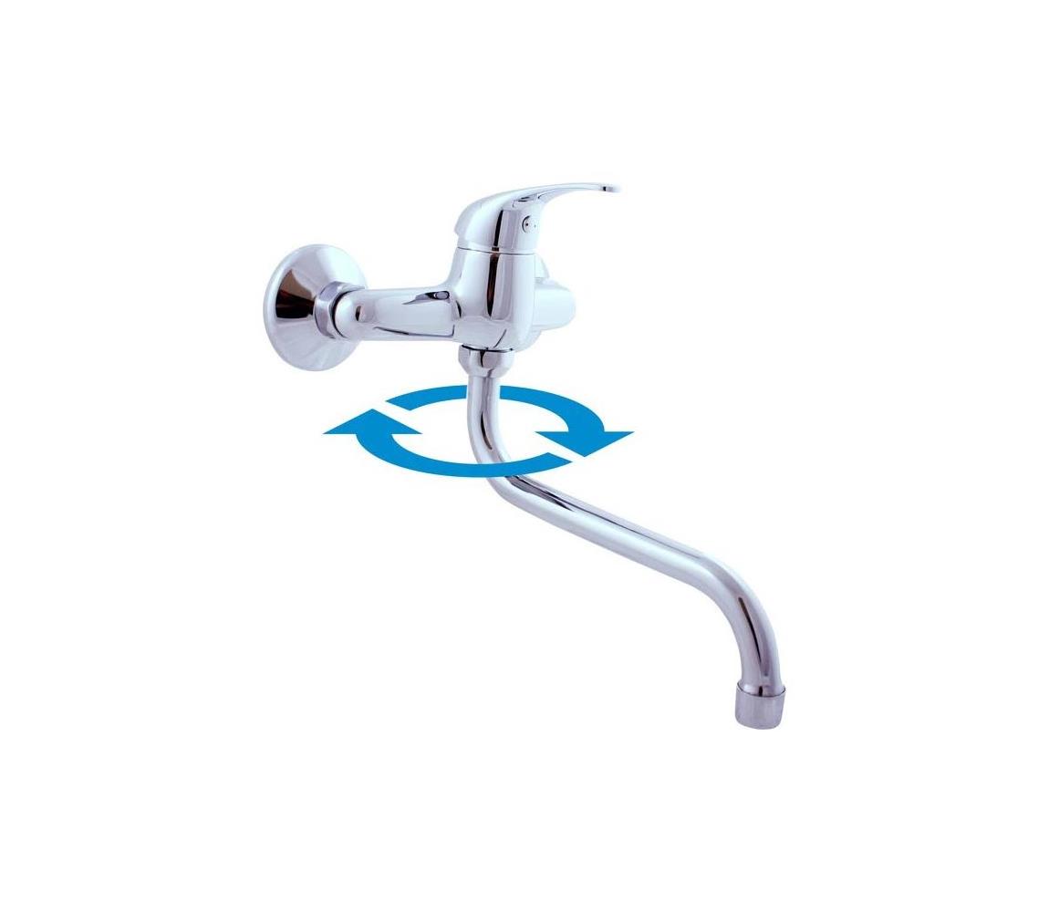 RAV Slezák SA001.5/22 - Dřezová/umyvadlová baterie SAZAVA lesklý chrom SA001.5/22