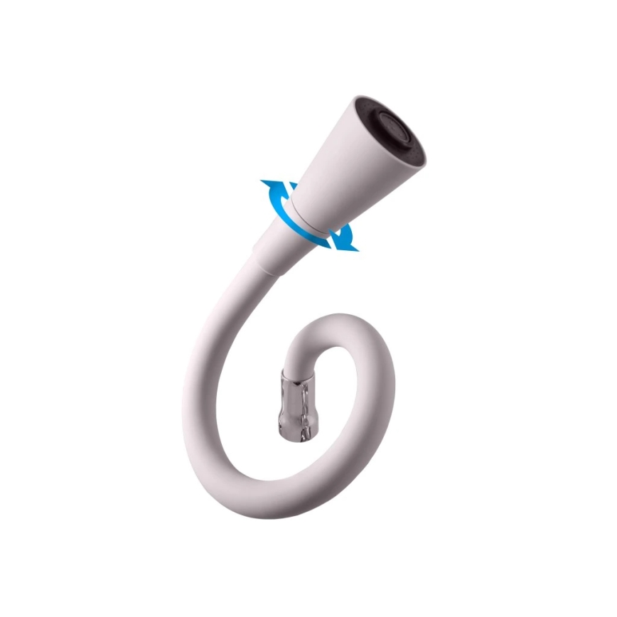 RAV Slezák SA006.0/13S - Dřezová baterie s flexibilním ramínkem SAZAVA 35,6 cm šedá/lesklý chrom