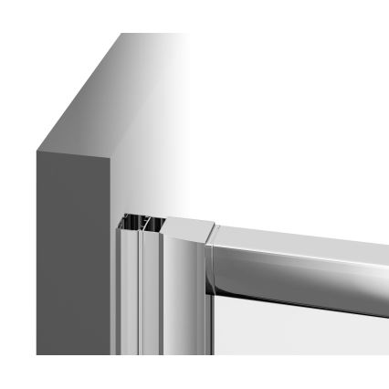 Ravak 1XV70C00Z1 - Sprchové dveře BLIX 90x90 cm lesklý chrom