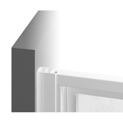 Ravak 3117O10211 - Sprchový kout čtyřdílný čtvrtkruhový SUPERNOVA 90x90 cm bílá