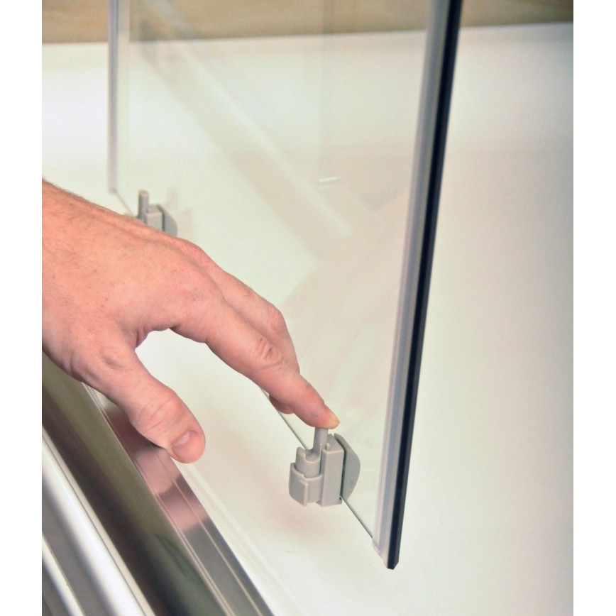 Ravak 3B270100Z1 - Sprchový kout čtyřdílný čtvrtkruhový BLIX 90x90 cm bílá