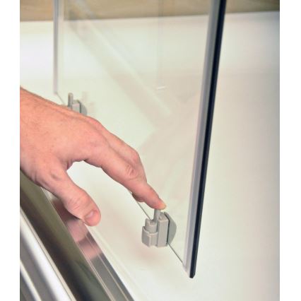 Ravak 3B270U00Z1 - Sprchový kout čtyřdílný čtvrtkruhový BLIX 90x90cm matný chrom