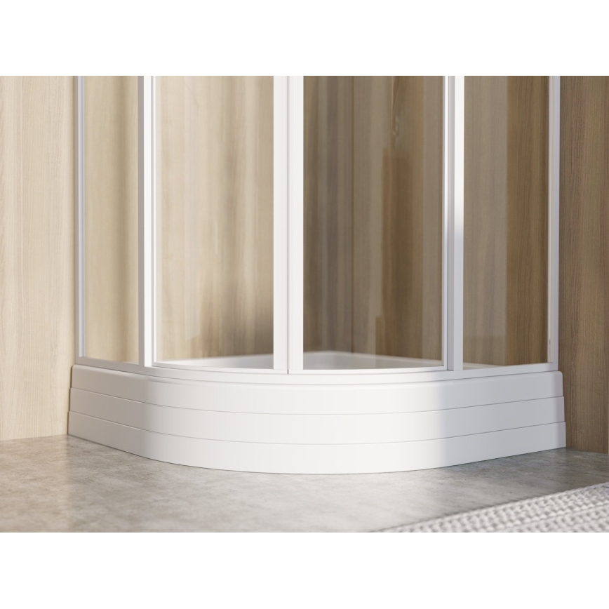 Ravak A207001120 - Sprchová vanička čtvrtkruhová RONDA 90x90 cm bílá