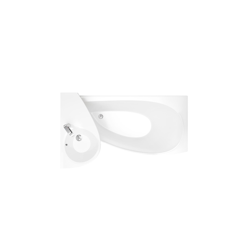 Ravak CS01000000 - Rohová vana AVOCADO 150x75 cm akrylát/bílá